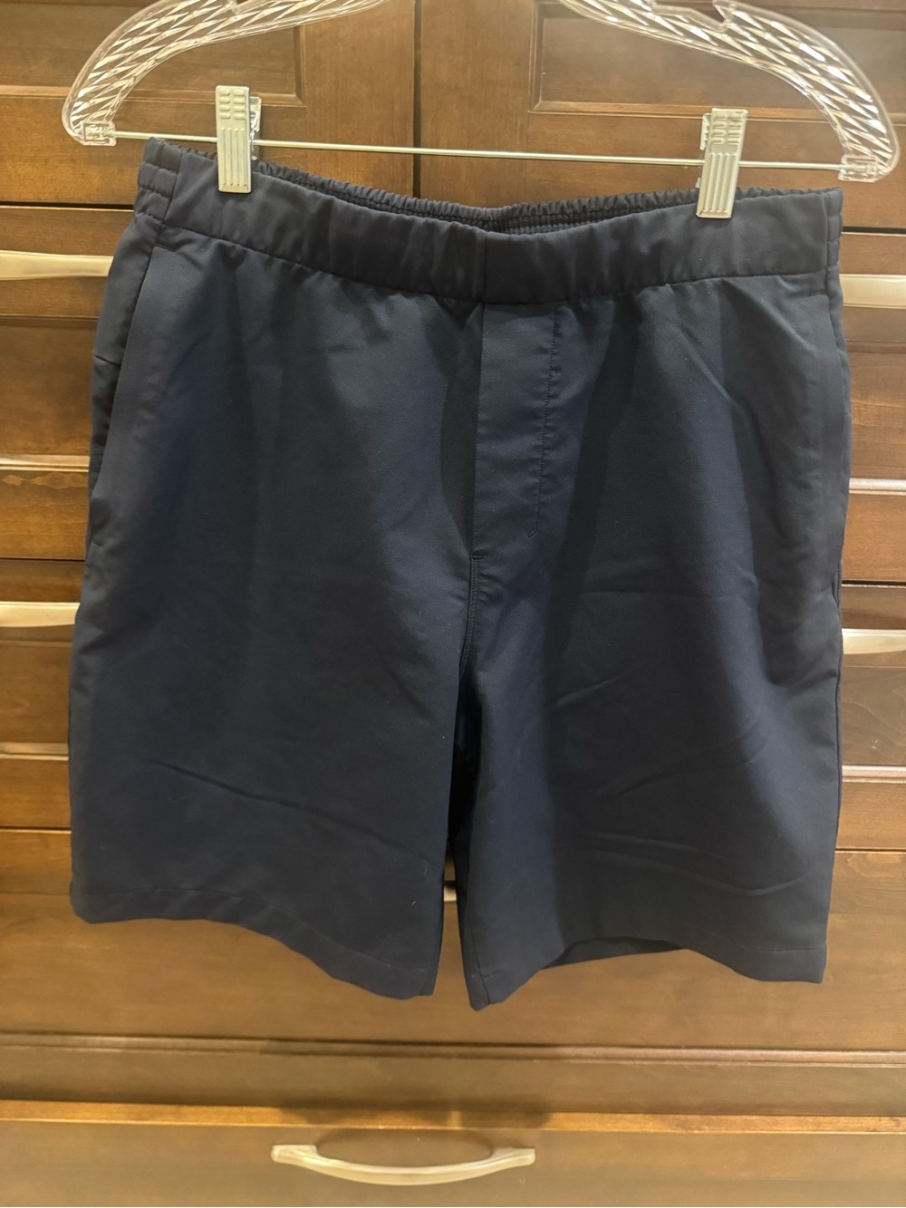 Lululemon Men's Navy Casual Knit-Waist Shorts